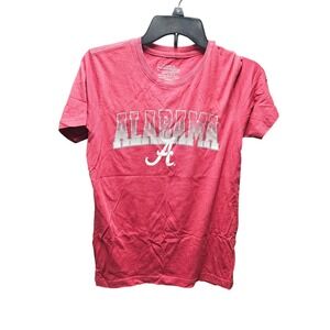 Alabama Crimson Tide Youth Large T-Shirt Red Short Sleeve NCAA Football